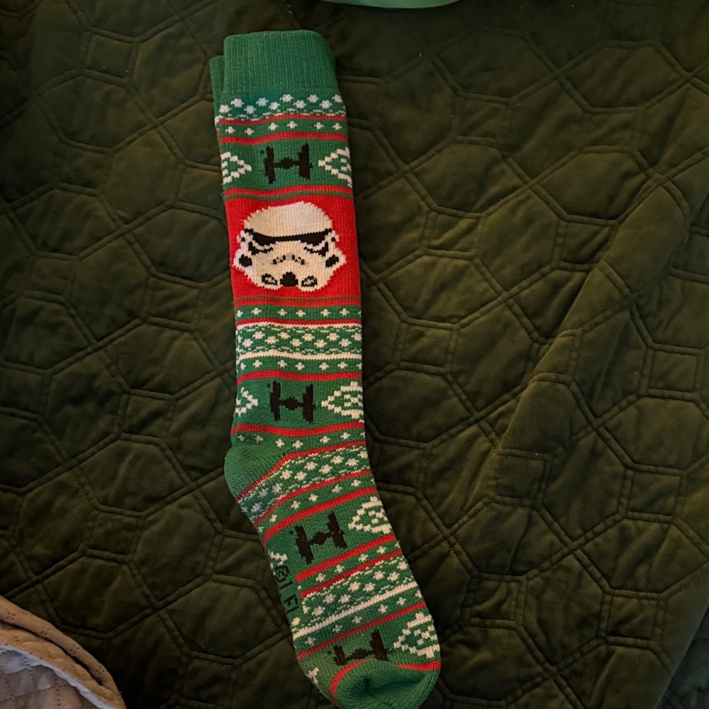 Star Wars Green and Red festive Socks